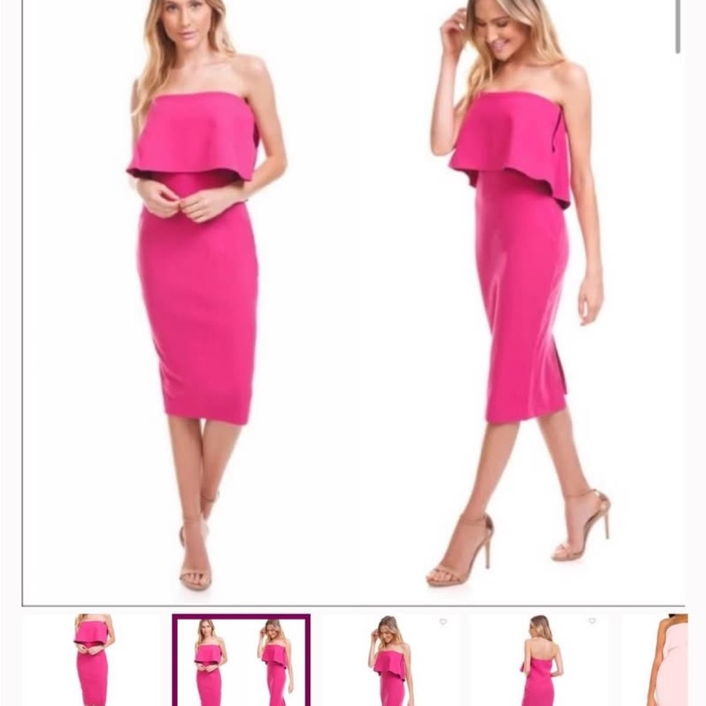 LIKELY Driggs Fuchsia Dress (2)